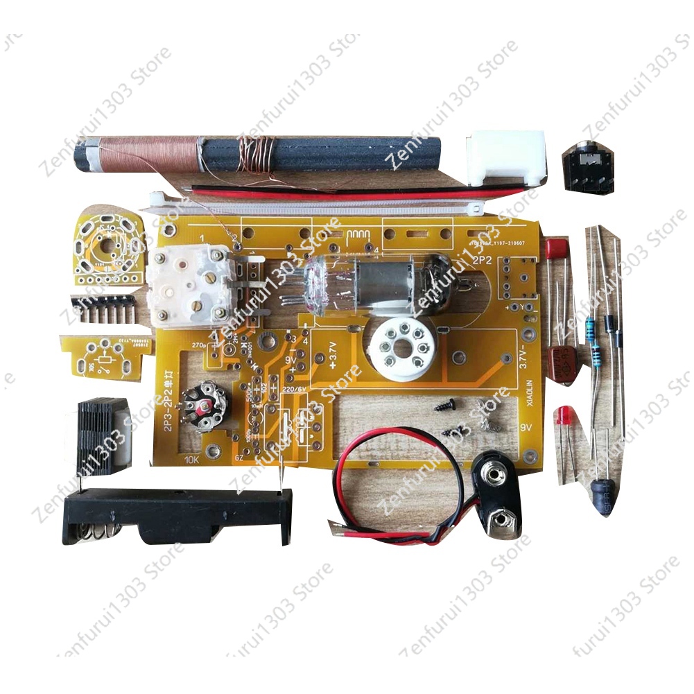 Diy Electronics Radio - DIY-Bausätze 2P2 Elektronenröhren-Einzelröhren-Mittelwellenradio 2P3 Radio-Bausätze