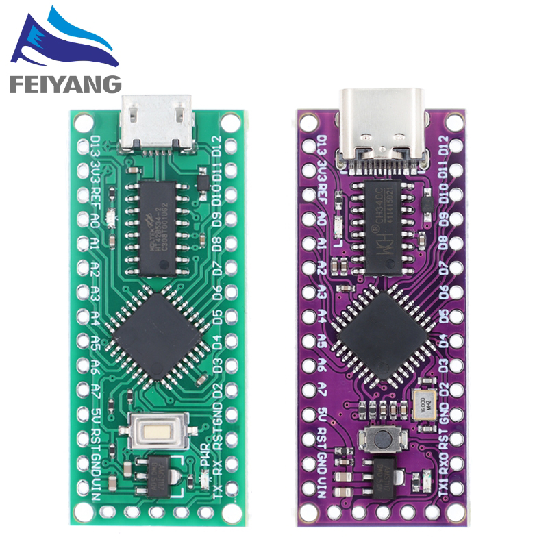 Arduino Uno Starter Kit - LGT8F328P-LQFP32 MiniEVB TYPE-C MICRO USB kompatibel