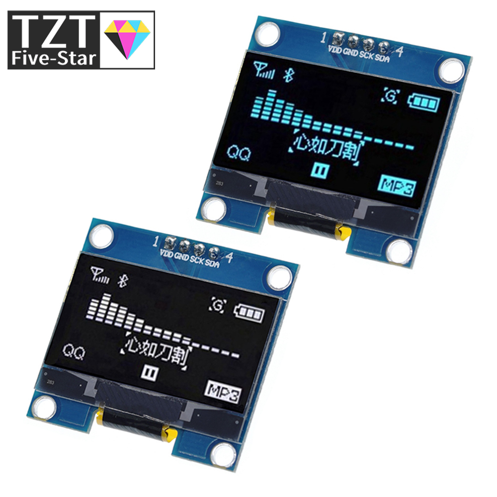 I2C Lcd Display - 4PIN 1.3 OLED-Modul weiß/blaue Farbe 128X64