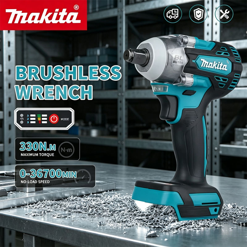 Makita Drill Dtw300 - Makita DTW300 18V bürstenloser Hochdrehmoment-Akku-Schlagschrauber 330