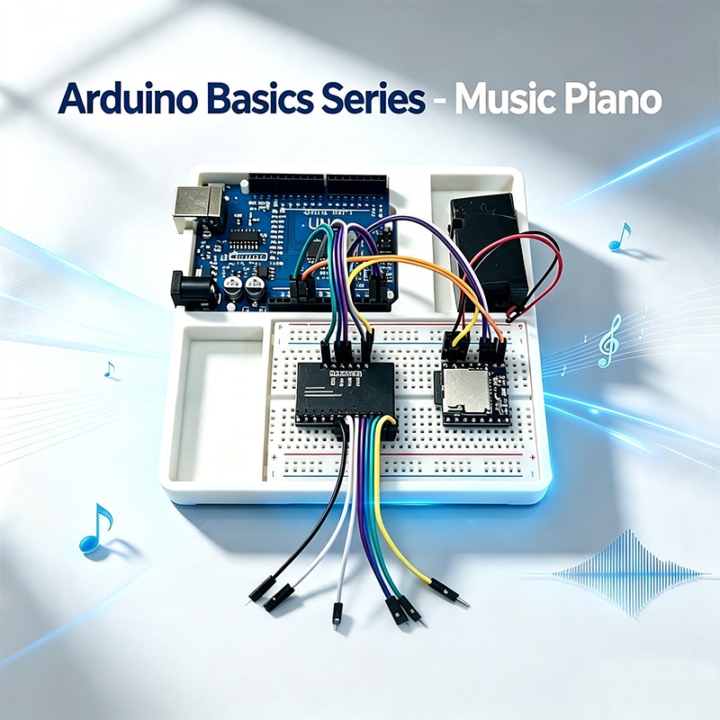 Diy Electronics Kits For Beginners - Arduino Basics Series Musik-Piano DIY Elektronik-Kit,