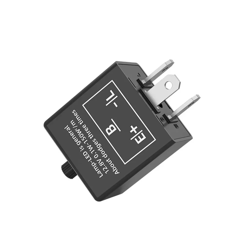 Diy Electronics Toys - 12 V 3-poliges einstellbares LED-Blinkrelais, Motorrad-Blinker,