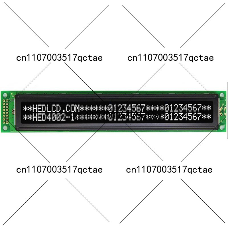 I2C Lcd Display - 40x2 I2C LCD-Anzeigemodul Schwarz Hochkontrast-Zeichenbildschirm für