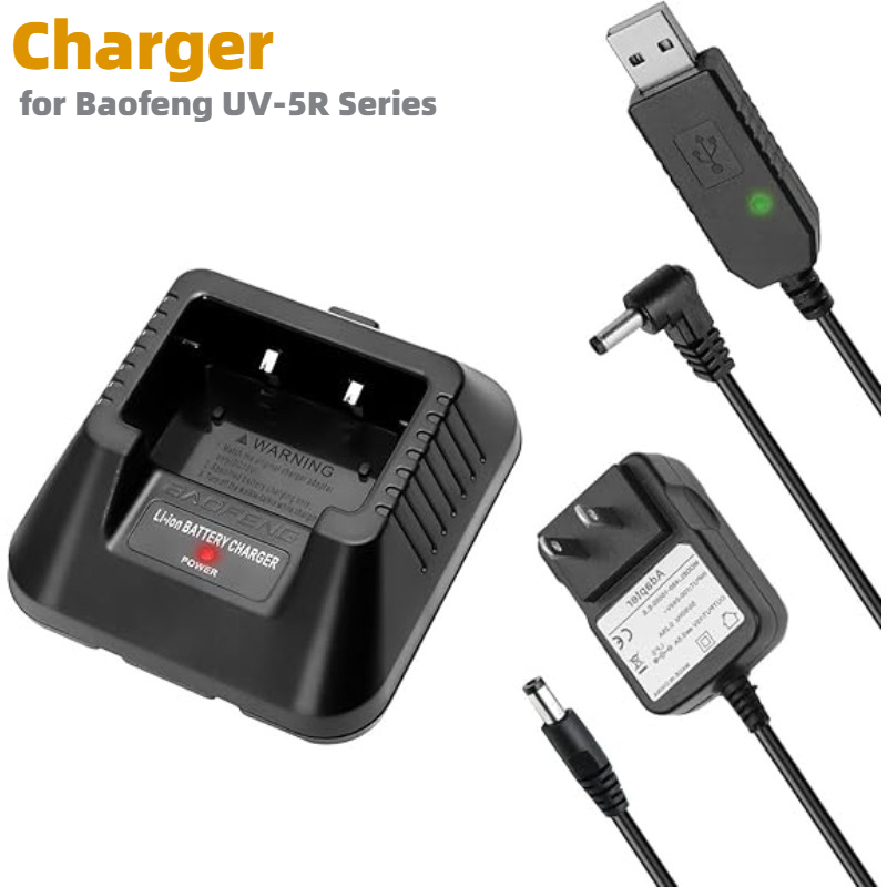 Diy Electronics Radio - Baofeng UV-5R BF-F8HP Ladegerät-Set 100V-240V AC