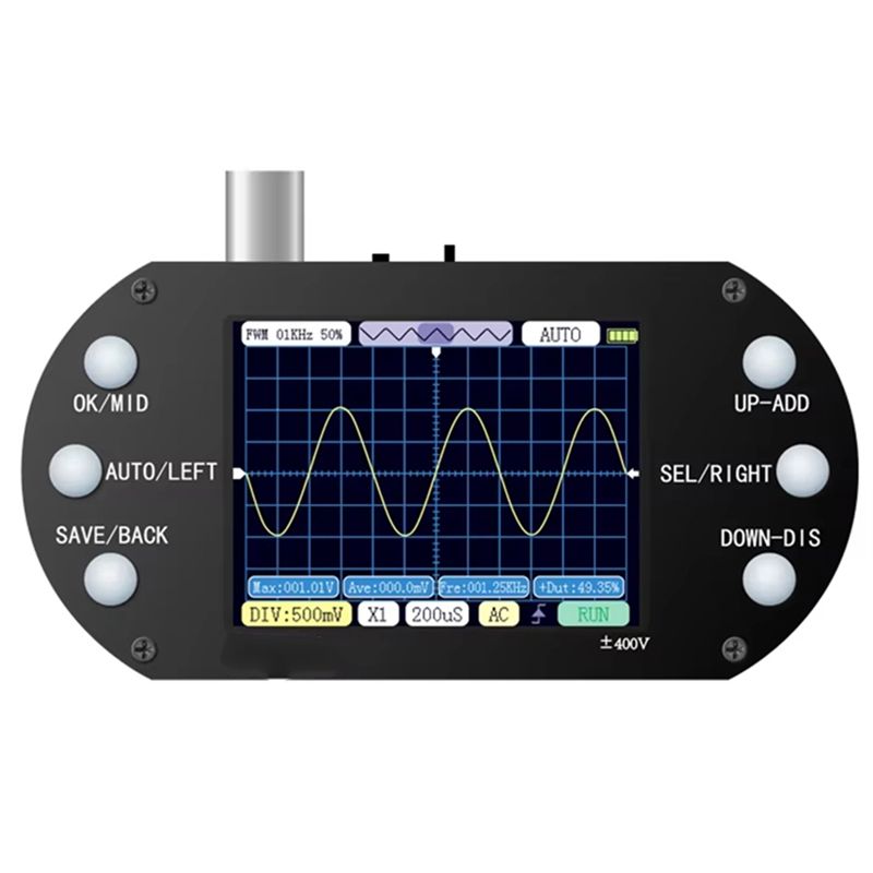 Diy Innovative Electronics - Innovatives digitales Oszilloskop, Oszilloskop, Mini-Handheld-Abtastrate, 500