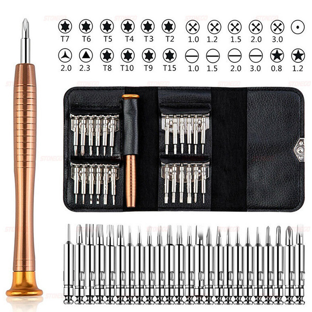Diy Electronics For Beginners - 25-in-1 Präzisions-Schraubendreher-Set Multifunktionales Torx-Schraubendreher-Bit-Set Reparatur-Werkzeugset für