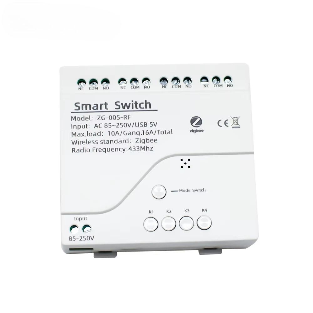 Relay Module 5V - Tuya 4-Kanal Zigbee Schaltrelais-Modul USB 5V