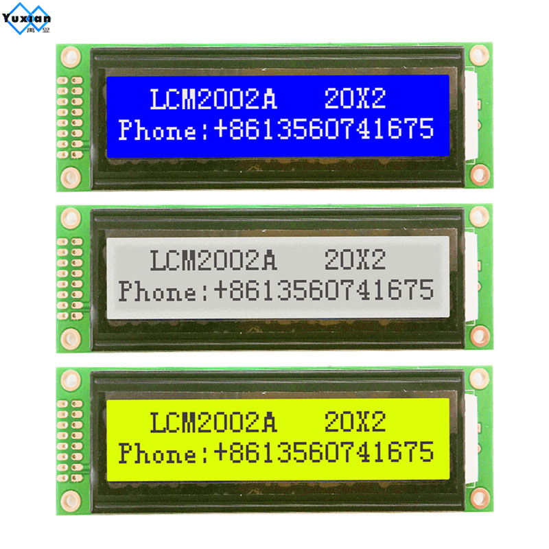 I2C Lcd Display - 20X2 LCD-Anzeigemodul I2C 2002A kompatibel LMB202D