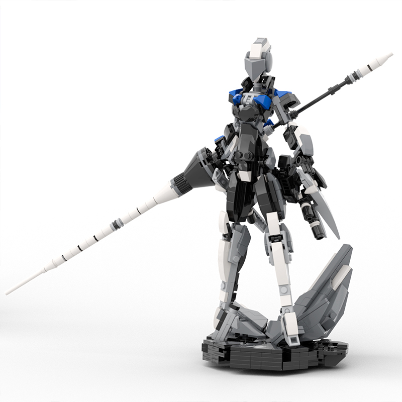 Diy Electronics Pdf - MOC Mech Weibliche Roboter Lancer Valkyrie