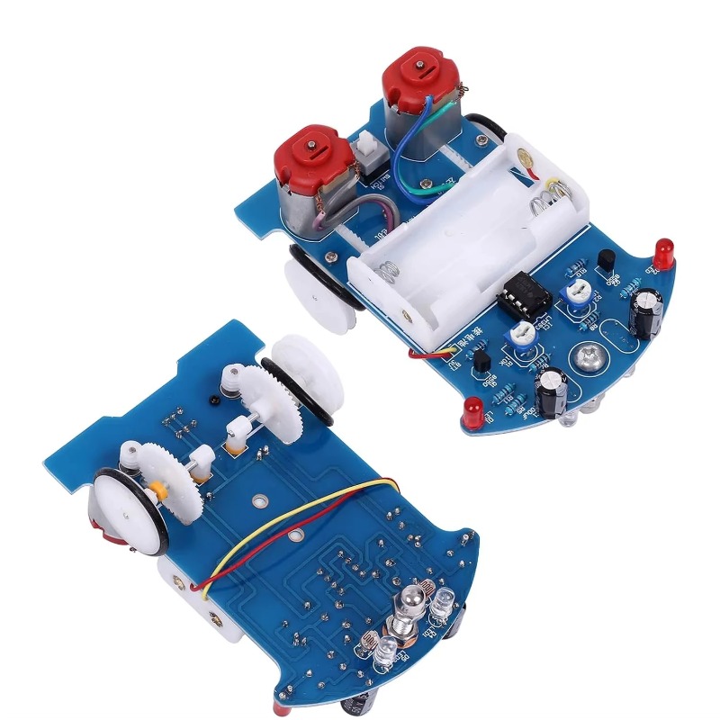 Diy Electronics Kits For Beginners - Lötübungsset für Elektronik-Lernprojekte: Smart Car Lötprojekt-Kit,
