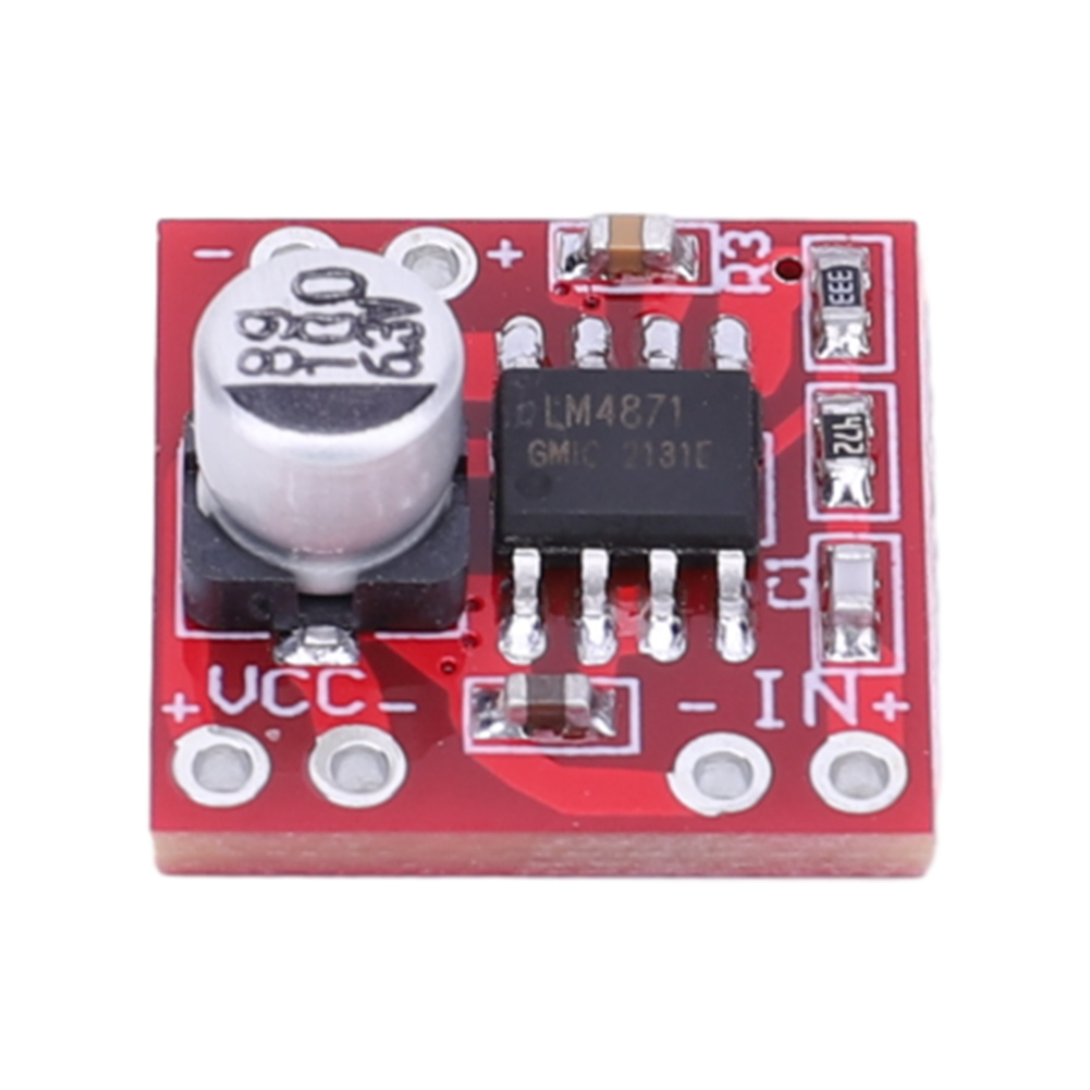Diy Electronics Board - LM4871 Einkanal-Verstärkerplatine 3W Sprachverstärkermodul DC 3V-5V