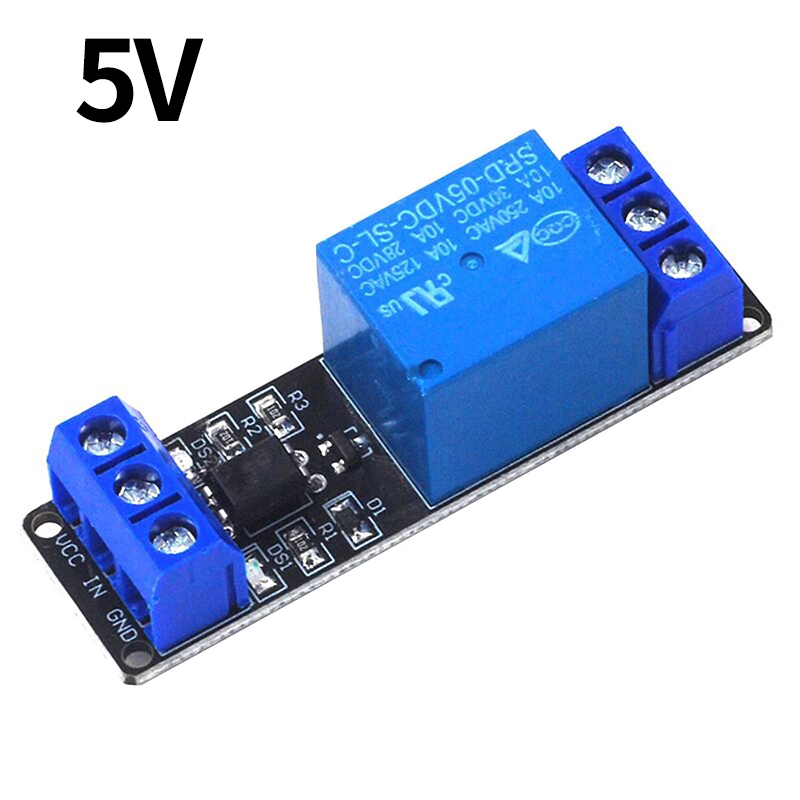 Relay Module 5V - 1-Kanal-Elektromagnet-Relaismodul 5V optisch isolierte Low-Level-Trigger-SPS-Steuer treiber