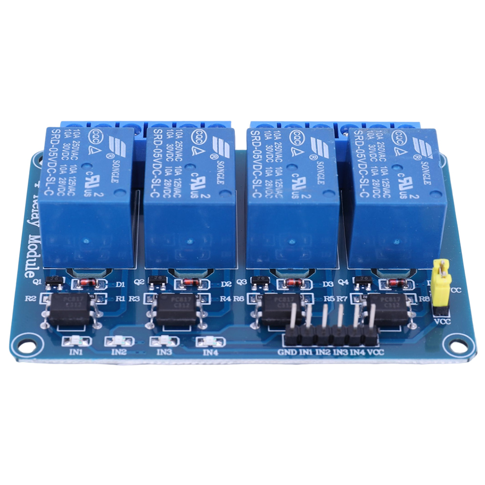 5V 12V 4-Kanal-Relaisplatine m – Relay Module 5V Bewertung und Preis
