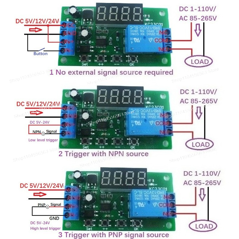 Multifunktions-Impulszähler-Sc – Relay Module 5V Bewertung und Preis