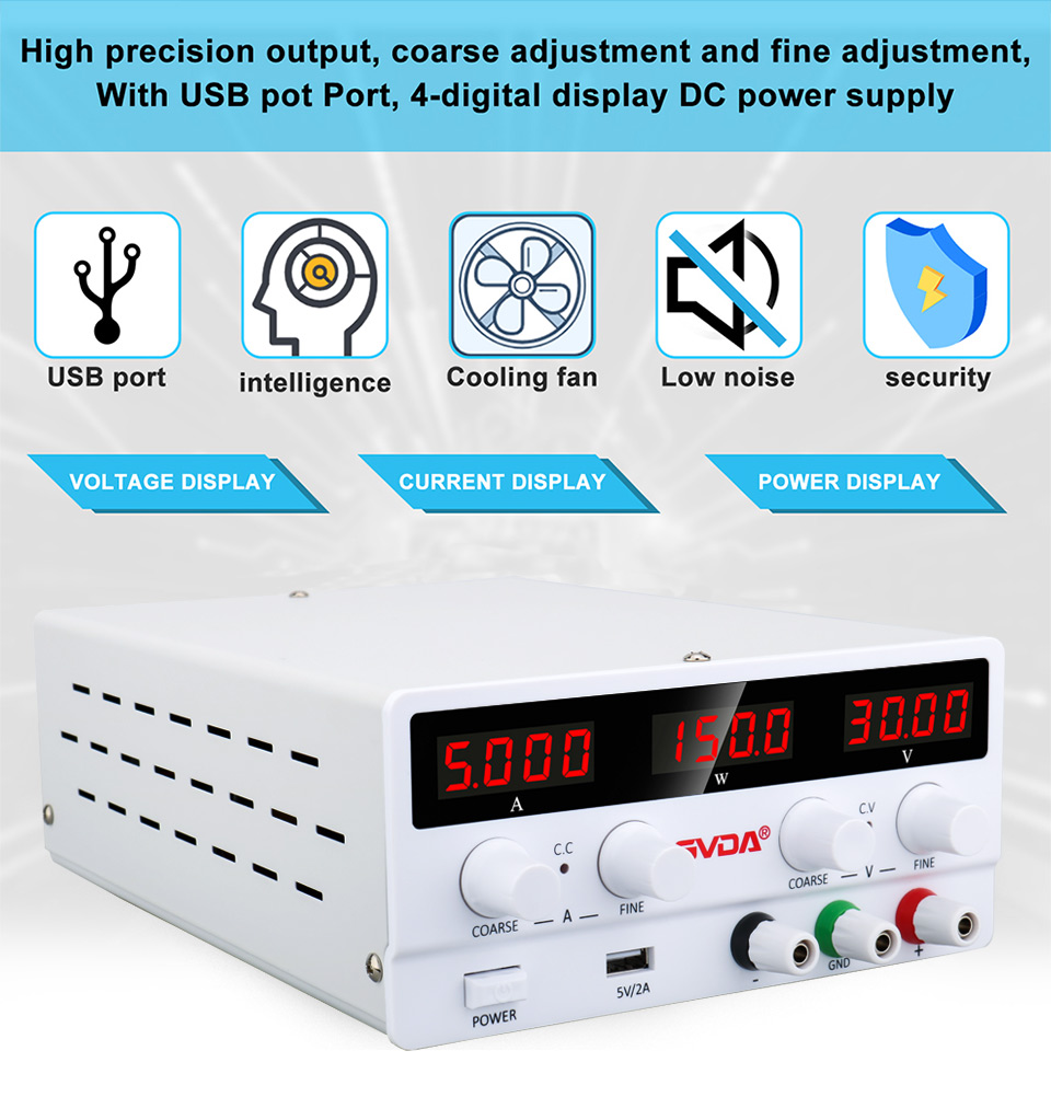 GVDA 60V 5A Schaltstromregler  – Dc Power Supply Variable Bewertung und Preis