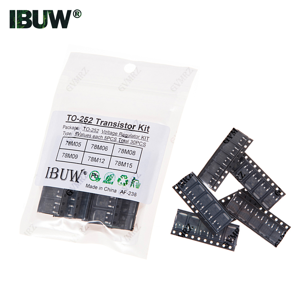 30PCS 6Werte TO-252 Transistor – Diy Electronics Organizer Bewertung und Preis