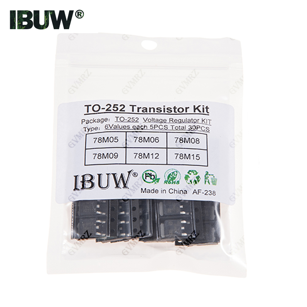 30PCS 6Werte TO-252 Transistor – Diy Electronics Organizer Bewertung und Preis
