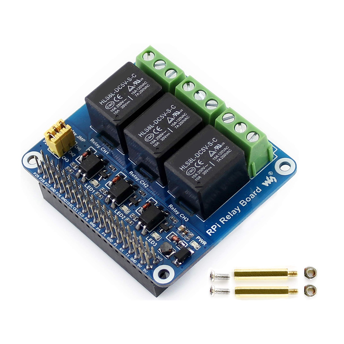 Waveshare 5V 3-Kanal-Relaismod – Relay Module 5V Bewertung und Preis