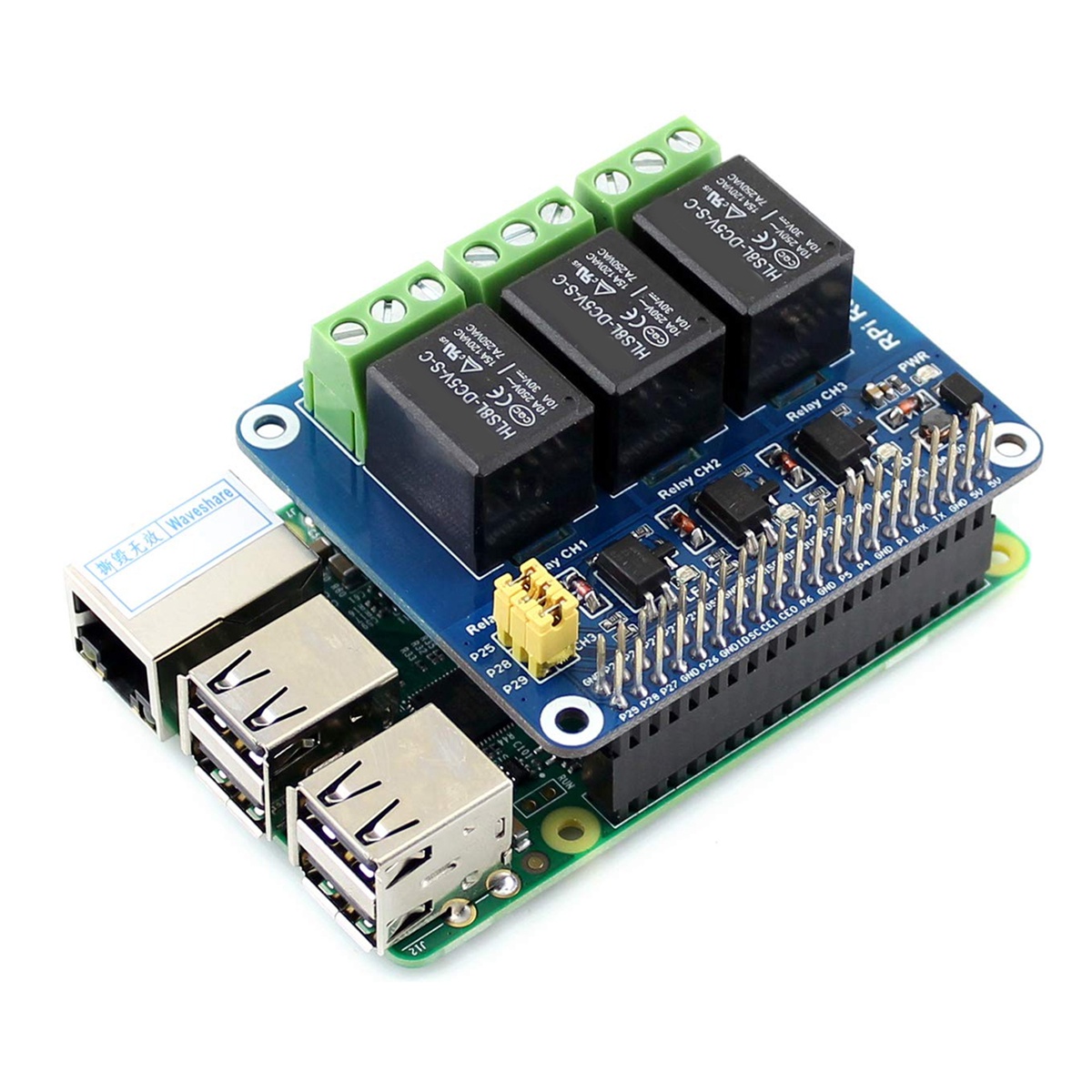 Waveshare 5V 3-Kanal-Relaismod – Relay Module 5V Bewertung und Preis