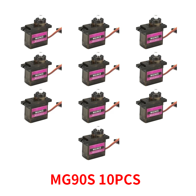 4/5/10/20PCS MG90S Metall Getr – Servo Motor Sg90 Bewertung und Preis