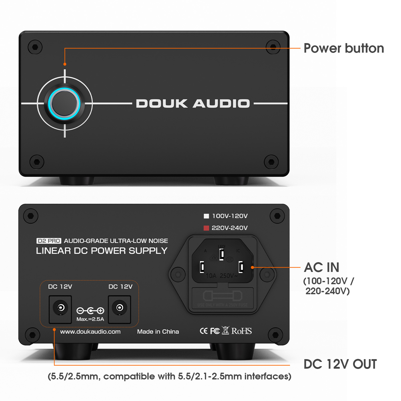 Douk Audio DC 12V 35W geregelt – Dc Power Supply Variable Bewertung und Preis