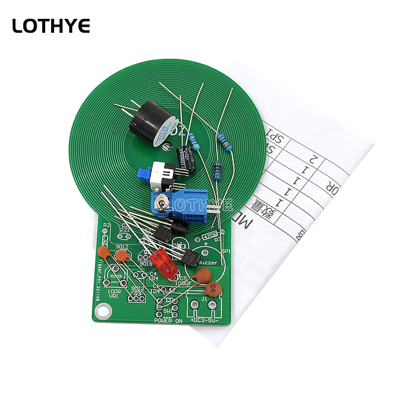 DC 3V-5V Metalldetektor-Kit DI – Diy Electronics Board Bewertung und Preis