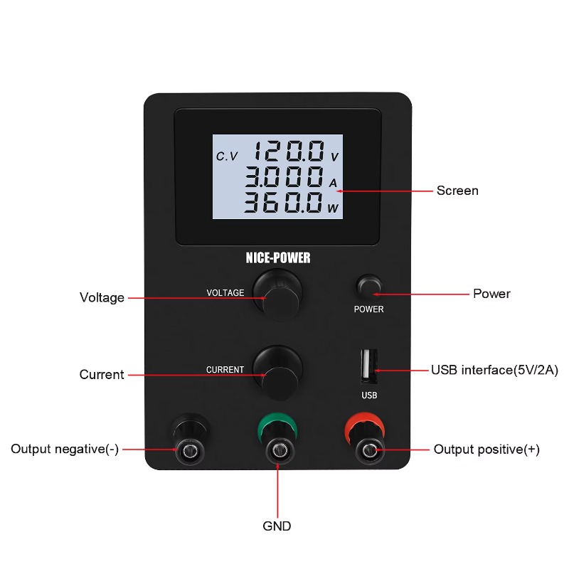 Fabrikpreis DC Variables Netzt – Dc Power Supply Variable Bewertung und Preis