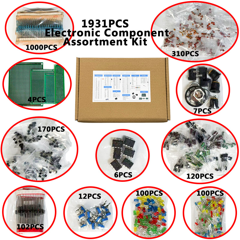 1900-teiliges Elektronik-Kompo – Diy Home Electronics Projects Bewertung und Preis