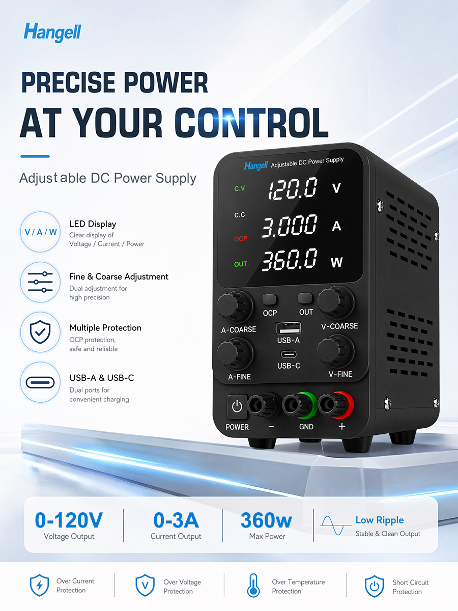 DC-Labornetzteil 120V3A Einste – Dc Power Supply Variable Bewertung und Preis