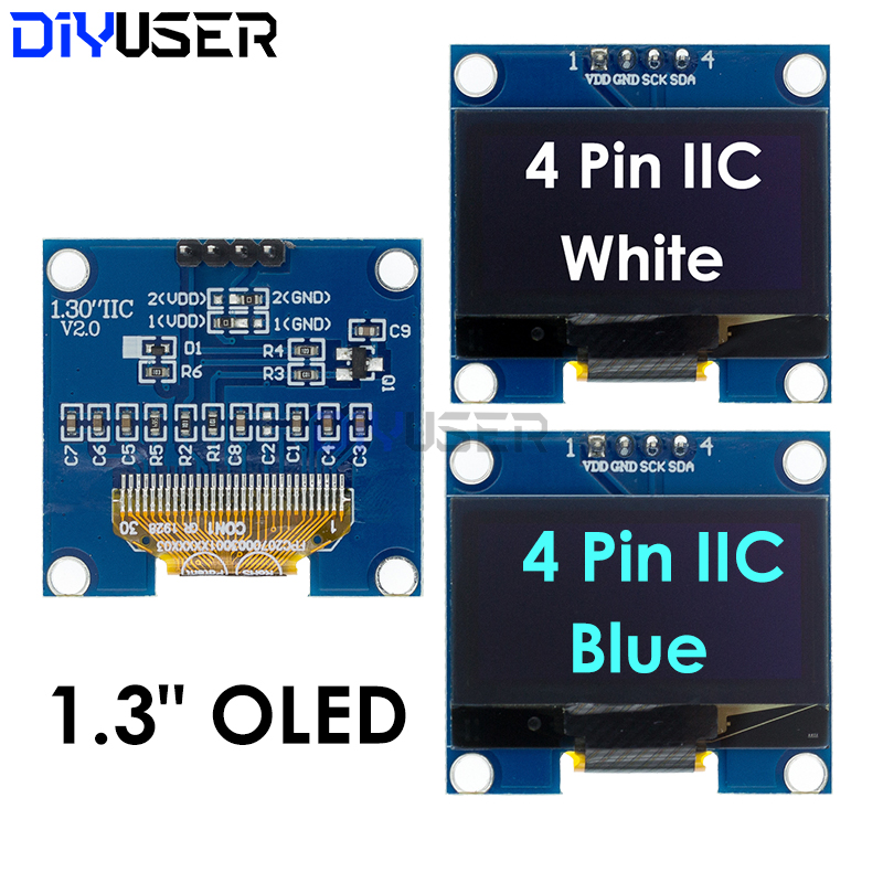 DIYUSER 1,3 Zoll IIC OLED-Disp – I2C Lcd Display Bewertung und Preis