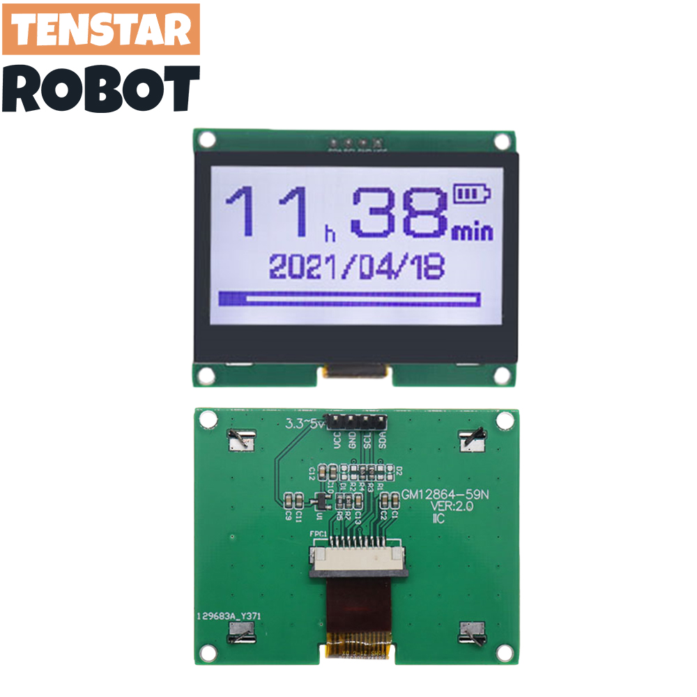 TENSTAR 12864-59N IIC 4P LCD M – I2C Lcd Display Bewertung und Preis